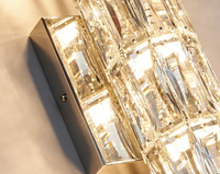 LED-Wandleuchte – Kristall