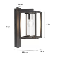 Ferda Wandleuchte – Glas