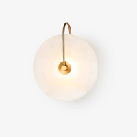 Luna LED-Wandleuchte – Alabaster