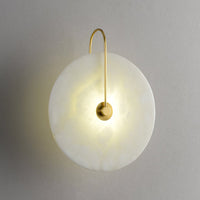 Luna LED-Wandleuchte – Alabaster