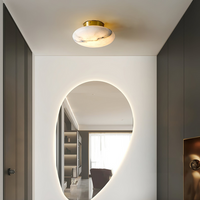 Oval Deckenleuchte – Messing