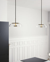 Solara LED-Pendelleuchte – Glas