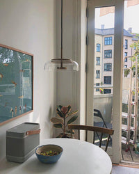 Solara LED-Pendelleuchte – Glas