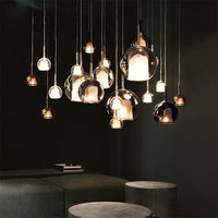 Glas-LED-Pendelleuchte – Glas
