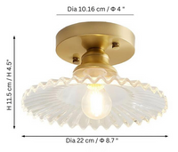 Fleurique Deckenleuchte – Glas