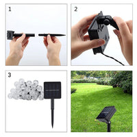 Solarite LED-Lichterkette – Solarbetrieb