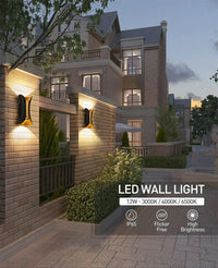 ScandiGlow LED-Wandleuchte – Für den Außenbereich