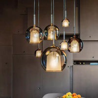 Glas-LED-Pendelleuchte – Glas
