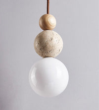 Travertine Pendelleuchte – Ausgewähltes Lichtdesign