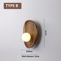 OakAura LED-Wandleuchte – Skandinavisches Design