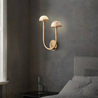AlbaMush Wandleuchte – Alabaster