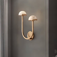 AlbaMush Wandleuchte – Alabaster