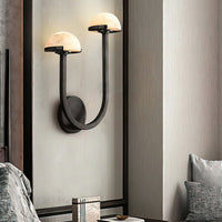 AlbaMush Wandleuchte – Alabaster