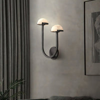 AlbaMush Wandleuchte – Alabaster