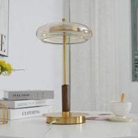 Aurevo LED-Tischleuchte – Glas