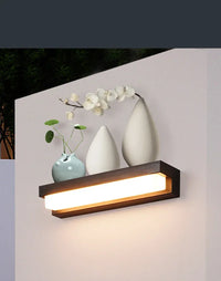 LED-Wandleuchte – Solarbetrieb