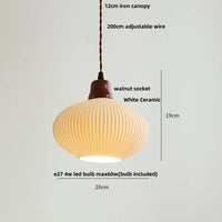 Holz-LED-Pendelleuchte – Holz