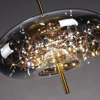 LED-Pendelleuchte – Glas