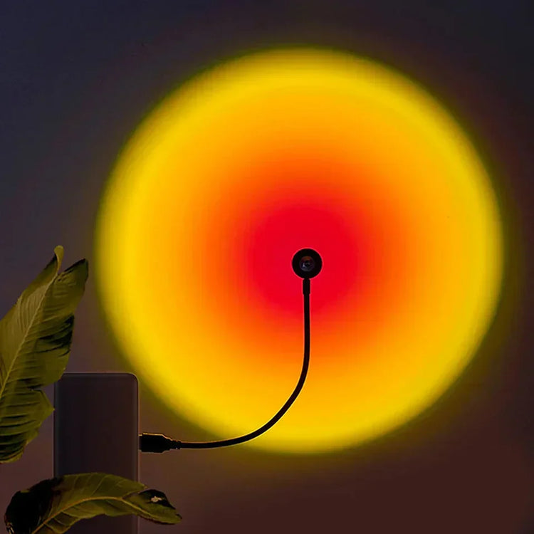 SunGlow LED-Tischleuchte – USB-Anschluss