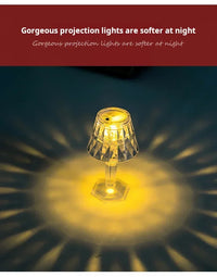 LED-Tischleuchte – Kristall