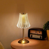 Aurielle LED-Tischleuchte – Kristall
