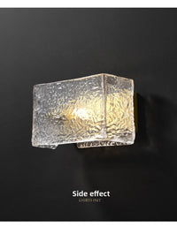 Copper LED-Wandleuchte – Glas