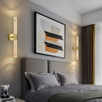 LumiGlas LED-Wandleuchte – Kristall