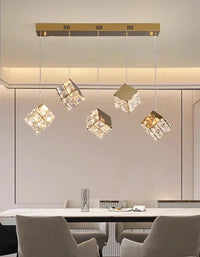 Aurelium LED-Pendelleuchte – Kristall