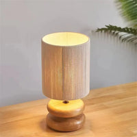 Holz-LED-Tischleuchte – Holz