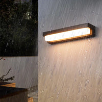 LED-Wandleuchte – Solarbetrieb