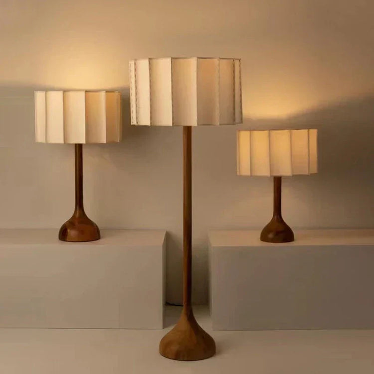 HikariWood LED-Tischleuchte – Holz