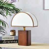 Oakmere LED-Tischleuchte – Holz