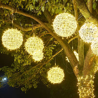 LED-Lichterkette – Rattan