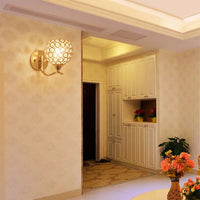 Kristall-LED-Wandleuchte – Kristall