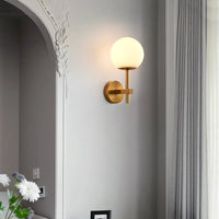 AuroraSphere LED-Wandleuchte – Glas