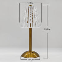 Aurora LED-Tischleuchte – Kristall