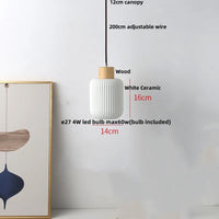 Holz-LED-Pendelleuchte – Holz