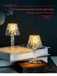 LED-Tischleuchte – Kristall
