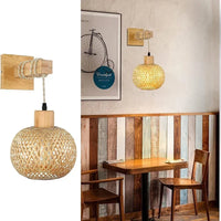 BambooAura Wandleuchte – Japandi-Stil