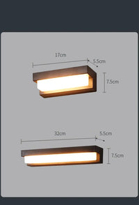LED-Wandleuchte – Solarbetrieb