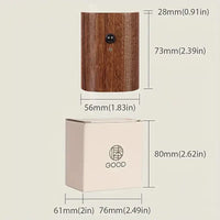 NordVale LED-Wandleuchte – Holz