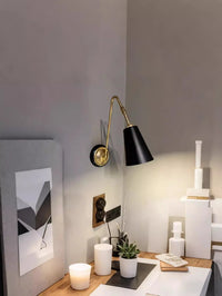LED-Wandleuchte – Messing