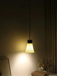 Holz-LED-Pendelleuchte – Holz