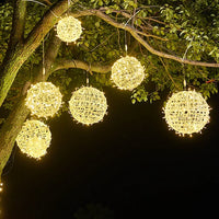 LED-Lichterkette – Rattan