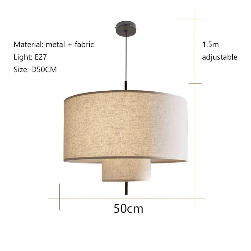 LED-Pendelleuchte – Wabi-Sabi-Design