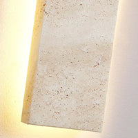 Lumora LED-Wandleuchte – Naturstein