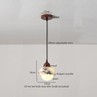 Marble LED-Pendelleuchte – Skandinavisches Design