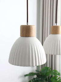 Holz-LED-Pendelleuchte – Holz