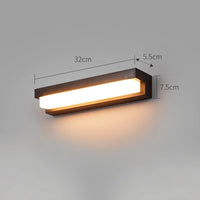 LED-Wandleuchte – Solarbetrieb