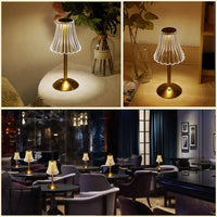 Aurora LED-Tischleuchte – Kristall
